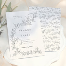 Illustrierte Botanische Blütenhochzeit