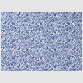 Illustrierte Entkopplung von Blauen Vögeln und Her Seidenpapier