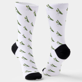 Illustrierte Gottesanbeterin Socken