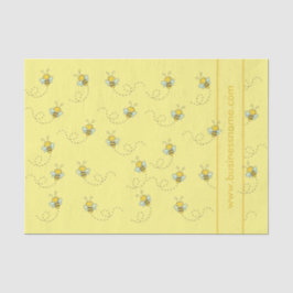 Illustrierte Honigbiene Seidenpapier