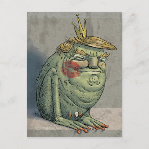 Illustrierte IdesOfTrump-Postkarte, von Jem Sulliv Postkarte