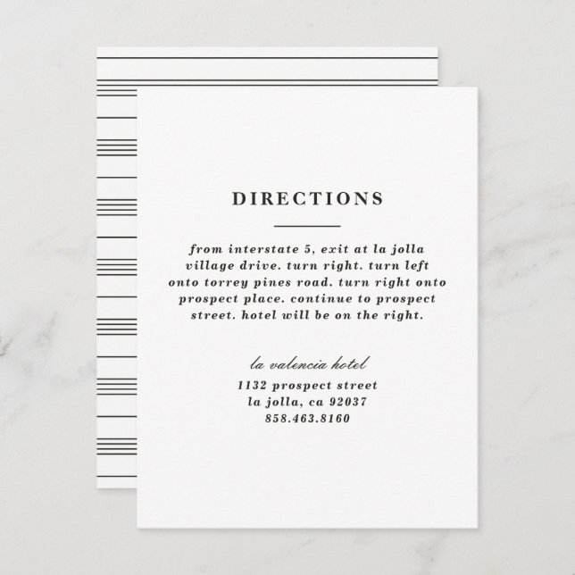 Illustrierte Karte für Knoten - Schwarz (Vorne/Hinten)