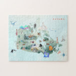 Illustrierte Karte von Kanada Art Puzzle<br><div class="desc">Ein perfektes Kunstwerk für jeden, der Kanada Lieben hat.Fügen Sie diesem Design Ihre benutzerdefinierte Formulierung hinzu, indem Sie die "Bearbeiten Sie diese Designvorlage"-Felder auf der rechten Seite des Elements verwenden, oder klicken Sie auf die blaue Schaltfläche "Anpassen Sie es", um den Text zu ordnen, die Schriftart und Farben zu ändern,...</div>