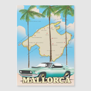 Illustrierte Karte von Mallorca