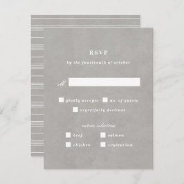 Illustrierte klinische RSVP-Karte - grau