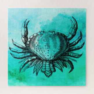 Illustrierte Krabbe (Unterwasser-Tier) Puzzle