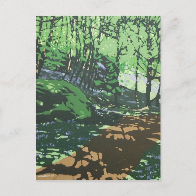 Illustrierte Kunst Postkarte (Vorderseite)