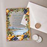 Illustrierte mediterrane Hochzeit Acryleinladungen<br><div class="desc">Erleben Sie den zeitlosen Charme einer mediterranen Hochzeit mit unserer eleganten Einladung, die die Schönheit Italiens, Griechenlands und der pulsierenden Küstenregionen der Amalfiküste, Toskana, Florenz, Positano und Santorini Insel vereint. Diese Einladung, die perfekt für moderne Hochzeiten in der Natur, am Ziel und an der Küste geeignet ist, verbindet schicke Boho-Ästhetik...</div>