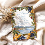 Illustrierte mediterrane Hochzeit Einladung<br><div class="desc">Erleben Sie den zeitlosen Charme einer mediterranen Hochzeit mit unserer eleganten Einladung, die die Schönheit Italiens, Griechenlands und der pulsierenden Küstenregionen der Amalfiküste, Toskana, Florenz, Positano und Santorini Insel vereint. Diese Einladung, die perfekt für moderne Hochzeiten in der Natur, am Ziel und an der Küste geeignet ist, verbindet schicke Boho-Ästhetik...</div>