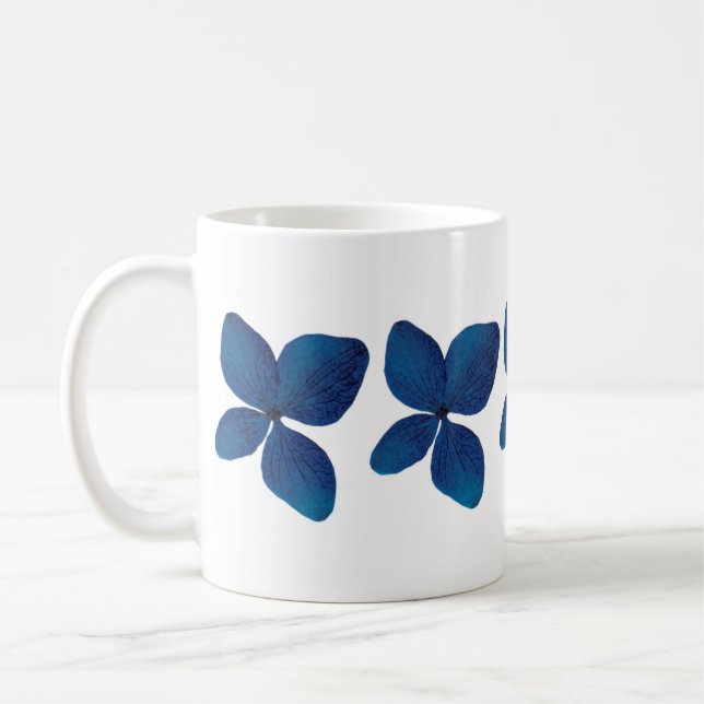 Illustrierte Orchid-Print-Tasse Kaffeetasse (Links)