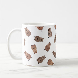Illustrierte Quokkas auf Weiß Kaffeetasse