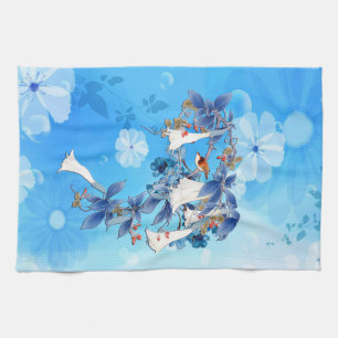 Illustrierte Schürze für Weißes Wasserfarben Mondb Geschirrtuch