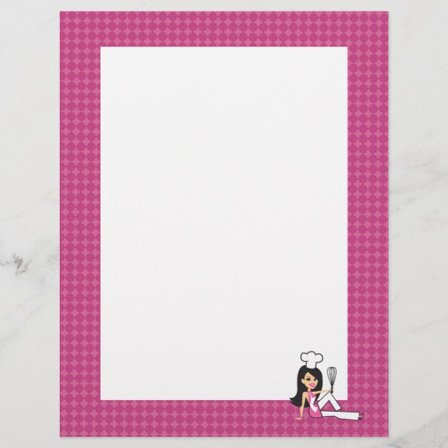 Illustrierte Seite für Rezepte (Vorderseite)