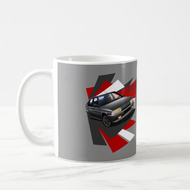 Illustrierte Tasse Citroen BX 16V (Links)