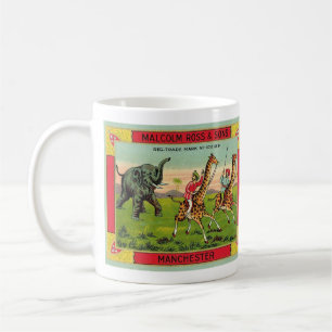 Illustrierte Tasse Tierrennen