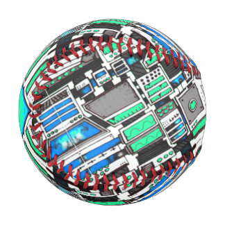 Illustrierte Vorstellungskraft Baseball