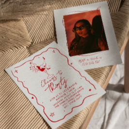 Illustrierter Beifall zum 30. Foto Geburtstag Einladung