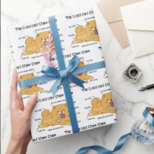 ILLUSTRIERTER CHOW GESCHENKPAPIER