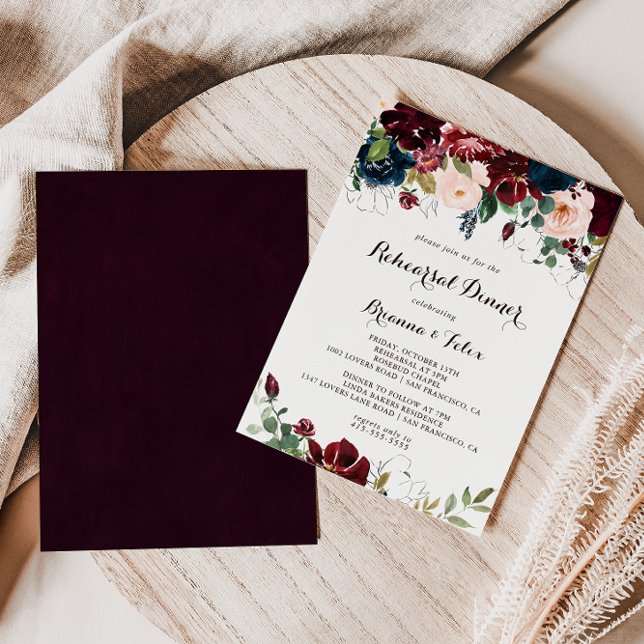 Illustrierter Fall Probe Abendessen Einladung (Von Creator hochgeladen)