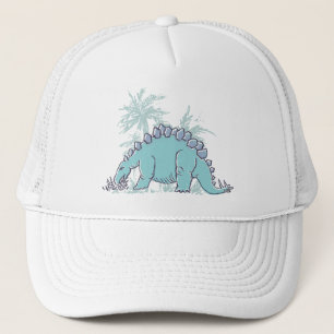 Illustrierter Hut KinderdinosaurierStegosaurus Truckerkappe