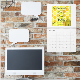 Illustrierter Inspirationsbibliothekskalender Kalender