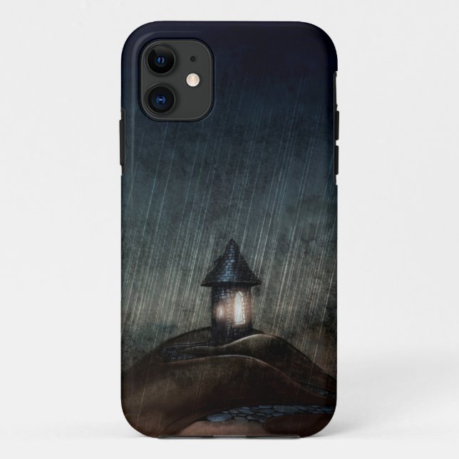 Illustrierter iPhone Fall. Wärmen Sie sich, wenn Case-Mate iPhone Hülle (Rückseite)