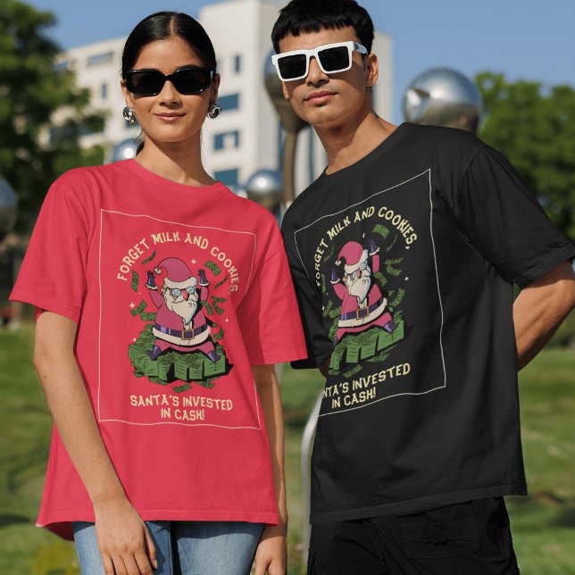 Illustrierter Weihnachtssitz auf einem Pil des Mon T-Shirt (Von Creator hochgeladen)