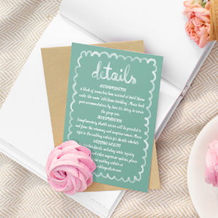 Illustrierter weißer weißer weißer weißer Rahmen m Begleitkarte