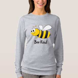 Illustriertes Bienen Hintergrund T-Shirt