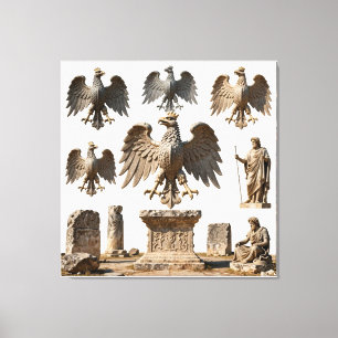 IllyrianAltarRelics-SacredEagleArtBundleV HERSYM Leinwanddruck