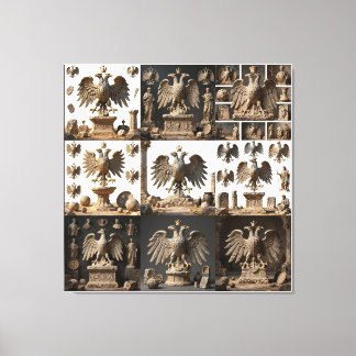 IllyrianAltarRelicsSacredEagleArtBundle IX HERSYM  Leinwanddruck