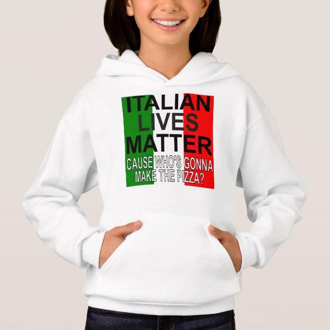 ILM Wer die Pizza machen will Hoodie (Vorderseite)