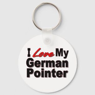 ILove mein deutscher Zeiger-Schlüsselanhänger Schlüsselanhänger
