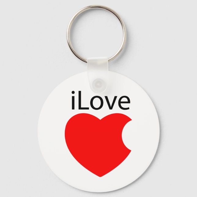 iLove Schlüsselanhänger (Vorderseite)