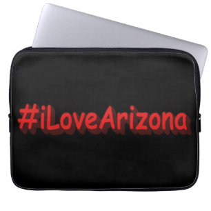 "#iLoveArizona " Niedliches Design. Jetzt kaufen Laptopschutzhülle