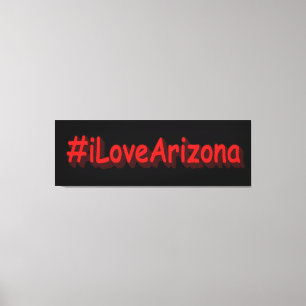 "#iLoveArizona " Niedliches Design. Jetzt kaufen Leinwanddruck