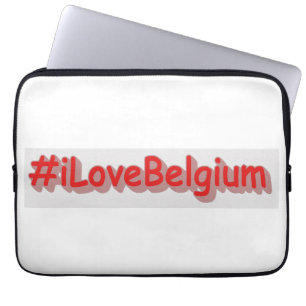 "#iLoveBelgium" Niedliches Design. Jetzt kaufen Laptopschutzhülle
