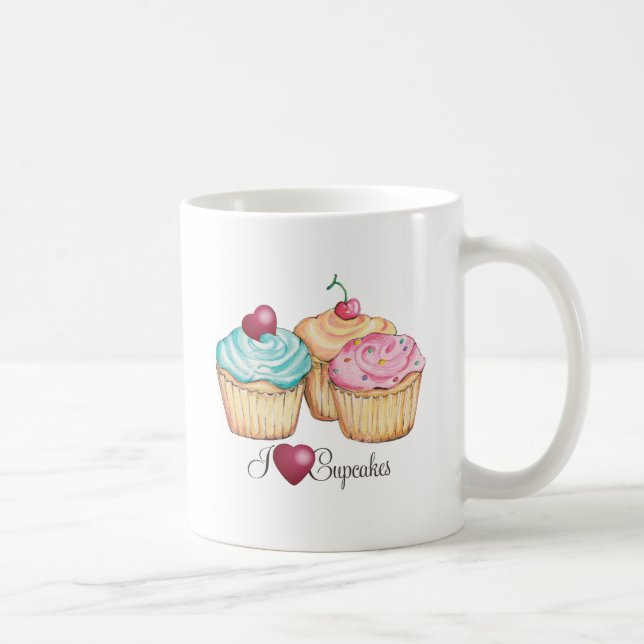 ILoveCupcakes Kaffeetasse (Rechts)