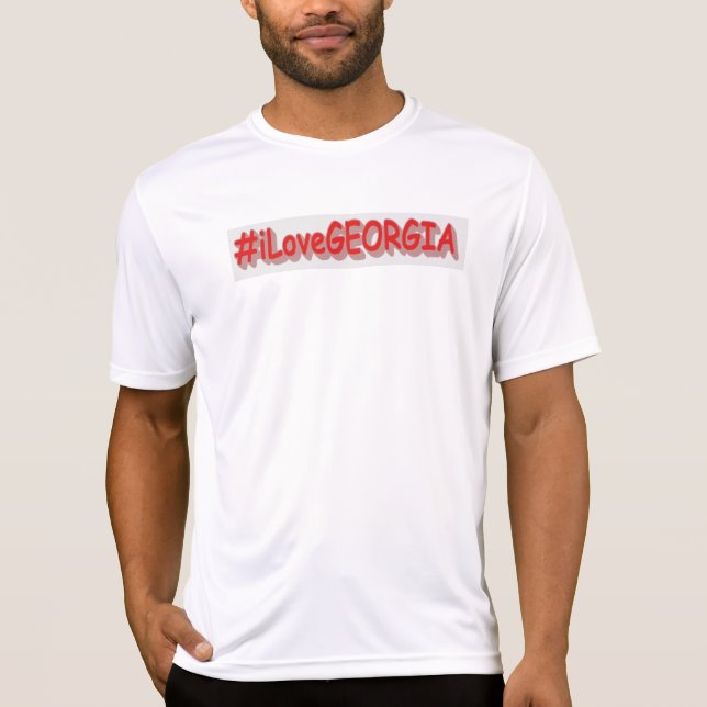"#iLoveGEORGIA " Niedliches Design. Jetzt kaufen T-Shirt (Vorderseite)
