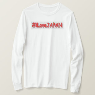 "#iLoveJAPAN" Cute Design. Buy Now T-Shirt