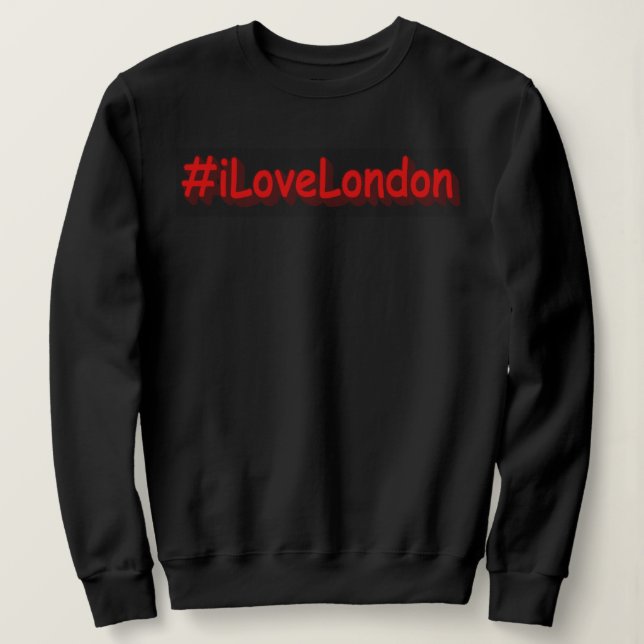 "#iLoveLondon" Niedliches Design. Jetzt kaufen Sweatshirt (Design vorne)
