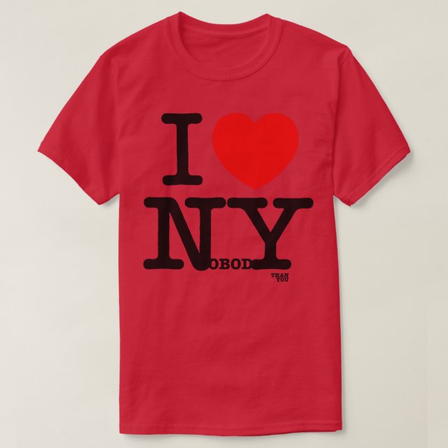 ILoveNiemandThanYou T-Shirt (Design vorne)
