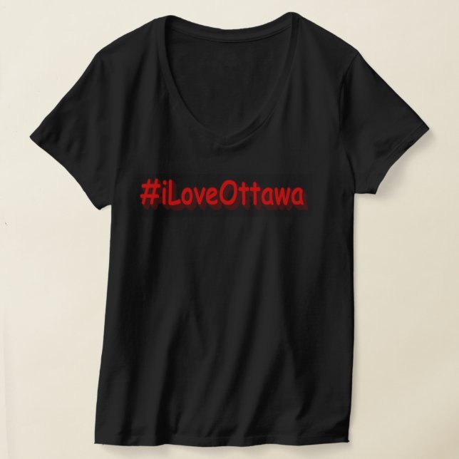 "#iLoveOttawa" Niedliches Design. Jetzt kaufen T-Shirt (Ablage )
