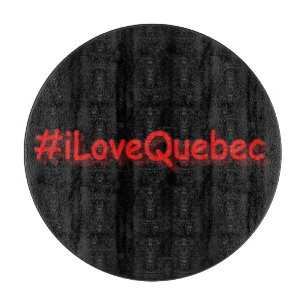 "#iLoveQuebec " Süßes Design. Jetzt kaufen Schneidebrett