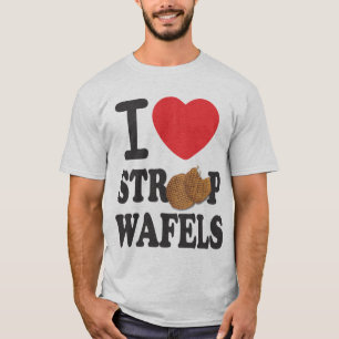 iLoveStroopwafels.com-Unterzeichnungs-T - Shirt