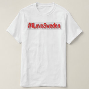 "#iLoveSweden" Niedliches Design. Jetzt kaufen T-Shirt