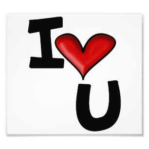 Iloveu Fotodruck