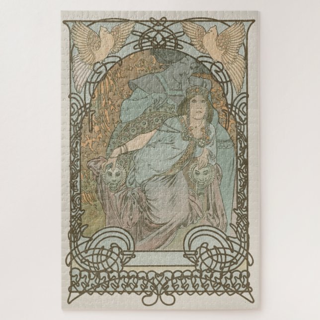 Ilsee, Princesse de Tripoli - Alphonse Mucha Puzzle (Vertikal)