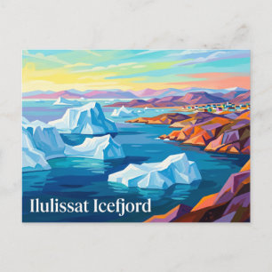 Ilulissat-Eisfjord Grönland Postkarte