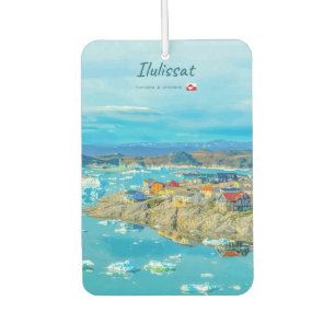 Ilulissat, Grönland - Eisbergstadt Autolufterfrischer